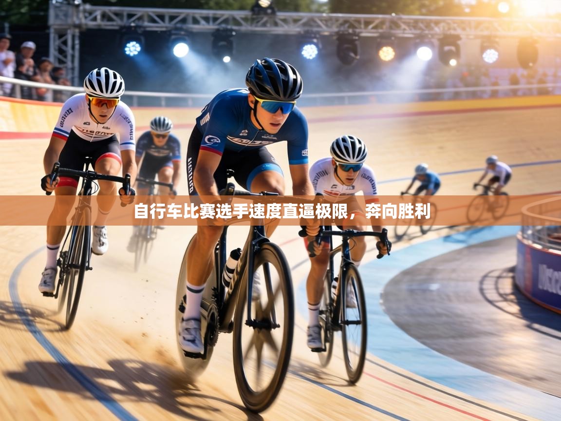 自行车比赛选手速度直逼极限，奔向胜利